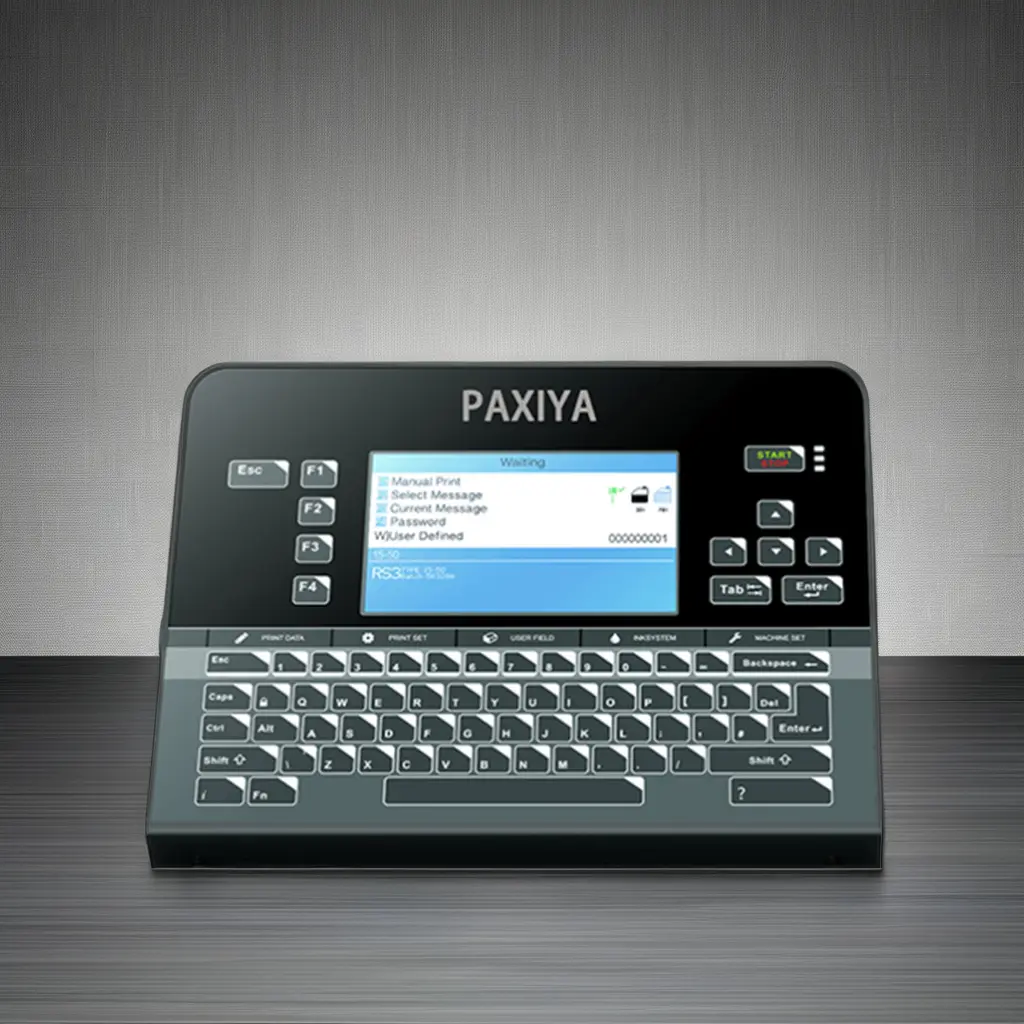continuous inkjet printer keyboard